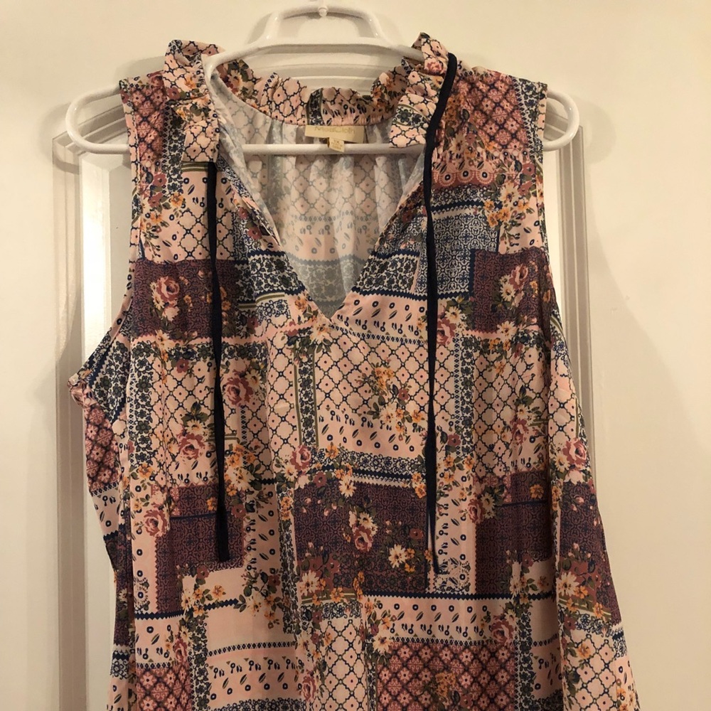 Floral paisley blouse
